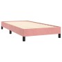 Estructura de cama de terciopelo rosa 100x200 cm de vidaXL, Camas y somieres - Ref: Foro24-346963, Precio: 71,95 €, Descuento: %