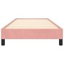 Estructura de cama de terciopelo rosa 100x200 cm de vidaXL, Camas y somieres - Ref: Foro24-346963, Precio: 71,95 €, Descuento: %