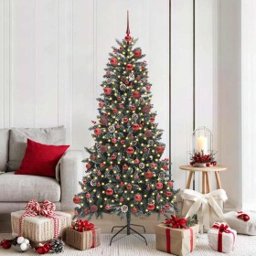 Árbol de Navidad artificial Verde 180 cm PVC, Plástico y Acero en Decoración Festiva y Estacional | Comprar online en Foru.es