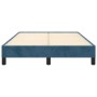 Estructura de cama de terciopelo azul 120x200 cm de vidaXL, Camas y somieres - Ref: Foro24-346968, Precio: 107,46 €, Descuent...