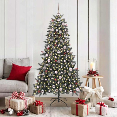 Árbol de Navidad artificial Verde 180 cm PVC, Plástico y Acero en Decoración Festiva y Estacional | Comprar online en Foru.es