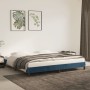 Estructura de cama de terciopelo azul 200x200 cm de vidaXL, Camas y somieres - Ref: Foro24-346998, Precio: 116,51 €, Descuent...