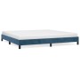 Estructura de cama de terciopelo azul 200x200 cm de vidaXL, Camas y somieres - Ref: Foro24-346998, Precio: 116,51 €, Descuent...