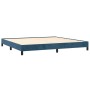 Estructura de cama de terciopelo azul 200x200 cm de vidaXL, Camas y somieres - Ref: Foro24-346998, Precio: 116,51 €, Descuent...