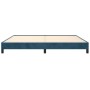 Estructura de cama de terciopelo azul 200x200 cm de vidaXL, Camas y somieres - Ref: Foro24-346998, Precio: 116,51 €, Descuent...