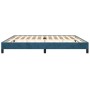 Estructura de cama de terciopelo azul 200x200 cm de vidaXL, Camas y somieres - Ref: Foro24-346998, Precio: 116,51 €, Descuent...