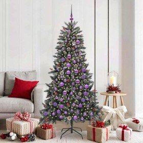 Árbol de Navidad artificial Verde 180 cm PVC, Plástico y Acero en Decoración Festiva y Estacional | Comprar online en Foru.es