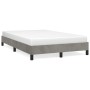 Estructura de cama de terciopelo gris claro 120x200 cm de vidaXL, Camas y somieres - Ref: Foro24-346964, Precio: 99,58 €, Des...