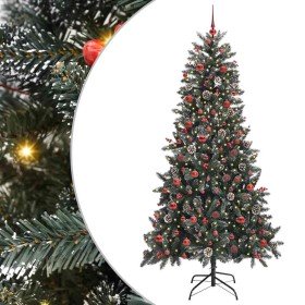 Árbol de Navidad artificial Verde 210 cm PVC, Plástico y Acero en Decoración Festiva y Estacional | Comprar online en Foru.es