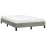 Estructura de cama de terciopelo gris claro 120x200 cm de vidaXL, Camas y somieres - Ref: Foro24-346964, Precio: 99,58 €, Des...