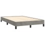 Estructura de cama de terciopelo gris claro 120x200 cm de vidaXL, Camas y somieres - Ref: Foro24-346964, Precio: 99,58 €, Des...