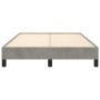 Estructura de cama de terciopelo gris claro 120x200 cm de vidaXL, Camas y somieres - Ref: Foro24-346964, Precio: 99,58 €, Des...