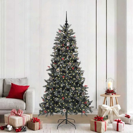 Árbol de Navidad artificial Verde 210 cm PVC, Plástico y Acero en Decoración Festiva y Estacional | Comprar online en Foru.es