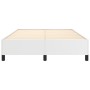 Estructura de cama de cuero sintético blanco 140x190 cm de vidaXL, Camas y somieres - Ref: Foro24-347246, Precio: 122,75 €, D...