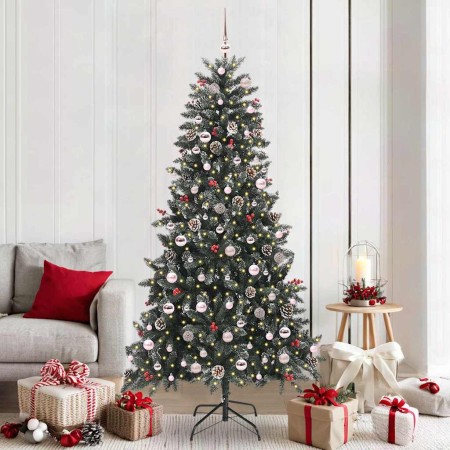 Árbol de Navidad artificial Verde 210 cm PVC, Plástico y Acero en Decoración Festiva y Estacional | Comprar online en Foru.es