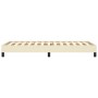 Estructura de cama de cuero sintético color crema 100x200 cm de vidaXL, Camas y somieres - Ref: Foro24-346888, Precio: 79,06 ...