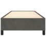 Estructura de cama de terciopelo gris oscuro 100x200 cm de vidaXL, Camas y somieres - Ref: Foro24-347307, Precio: 92,90 €, De...