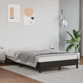 Bettgestell aus schwarzem Kunstleder, 120 x 200 cm von vidaXL, Betten und Lattenroste - Ref: Foro24-346892, Preis: 95,38 €, R...