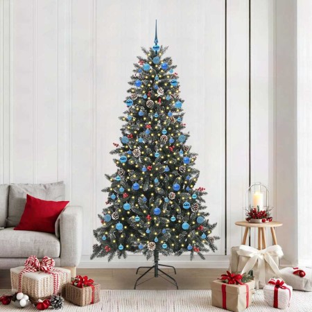 Árbol de Navidad artificial Verde 210 cm PVC, Plástico y Acero en Decoración Festiva y Estacional | Comprar online en Foru.es