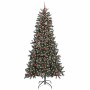 Árbol de Navidad artificial Verde 240 cm PVC, Plástico y Acero en Decoración Festiva y Estacional | Comprar online en Foru.es