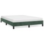 Estructura de cama de terciopelo verde 140x200 cm de vidaXL, Camas y somieres - Ref: Foro24-346979, Precio: 108,98 €, Descuen...