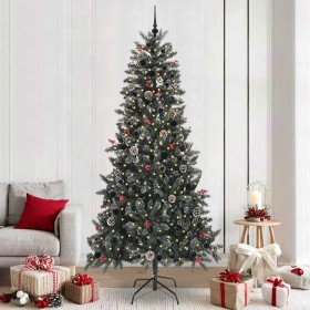 Árbol de Navidad artificial Verde 240 cm PVC, Plástico y Acero en Decoración Festiva y Estacional | Comprar online en Foru.es