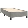 Estructura de cama de terciopelo gris claro 80x200 cm de vidaXL, Camas y somieres - Ref: Foro24-347288, Precio: 100,41 €, Des...