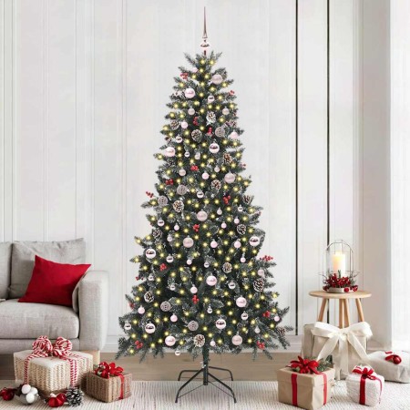 Árbol de Navidad artificial Verde 240 cm PVC, Plástico y Acero en Decoración Festiva y Estacional | Comprar online en Foru.es