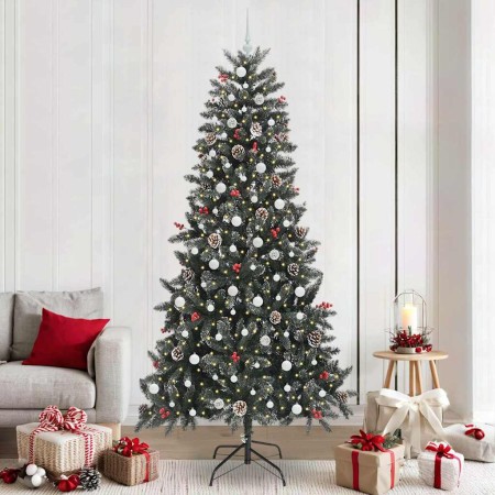 Árbol de Navidad artificial Verde 240 cm PVC, Plástico y Acero en Decoración Festiva y Estacional | Comprar online en Foru.es