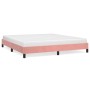 Estructura de cama de terciopelo rosa 180x200 cm de vidaXL, Camas y somieres - Ref: Foro24-346993, Precio: 104,89 €, Descuent...