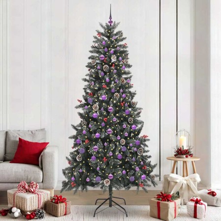Árbol de Navidad artificial Verde 240 cm PVC, Plástico y Acero en Decoración Festiva y Estacional | Comprar online en Foru.es