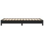 Estructura de cama de cuero sintético negro 100x200 cm de vidaXL, Camas y somieres - Ref: Foro24-346886, Precio: 78,12 €, Des...