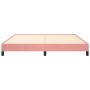 Estructura de cama de terciopelo rosa 180x200 cm de vidaXL, Camas y somieres - Ref: Foro24-346993, Precio: 104,89 €, Descuent...