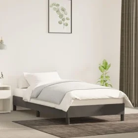 Estructura de cama de terciopelo gris oscuro 90x200 cm de vidaXL, Camas y somieres - Ref: Foro24-346953, Precio: 75,30 €, Des...