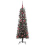 Árbol de Navidad artificial Verde 120 cm PVC, Plástico y Acero en Decoración Festiva y Estacional | Comprar online en Foru.es
