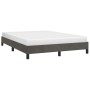 Estructura de cama de terciopelo gris oscuro 140x200 cm de vidaXL, Camas y somieres - Ref: Foro24-346977, Precio: 105,16 €, D...