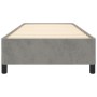 Estructura de cama de terciopelo gris claro 90x200 cm de vidaXL, Camas y somieres - Ref: Foro24-347300, Precio: 92,75 €, Desc...
