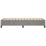 Estructura de cama de terciopelo gris claro 90x200 cm de vidaXL, Camas y somieres - Ref: Foro24-347300, Precio: 92,75 €, Desc...