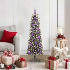 Árbol de Navidad artificial Verde 120 cm PVC, Plástico y Acero en Decoración Festiva y Estacional | Comprar online en Foru.es
