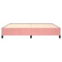 Estructura de cama de terciopelo rosa 200x200 cm de vidaXL, Camas y somieres - Ref: Foro24-347347, Precio: 114,74 €, Descuent...
