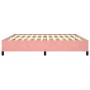Estructura de cama de terciopelo rosa 200x200 cm de vidaXL, Camas y somieres - Ref: Foro24-347347, Precio: 114,74 €, Descuent...
