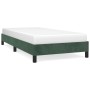 Estructura de cama de terciopelo verde 90x190 cm de vidaXL, Camas y somieres - Ref: Foro24-346949, Precio: 84,36 €, Descuento: %