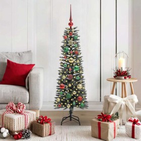 Árbol de Navidad artificial Verde 120 cm PVC, Plástico y Acero en Decoración Festiva y Estacional | Comprar online en Foru.es