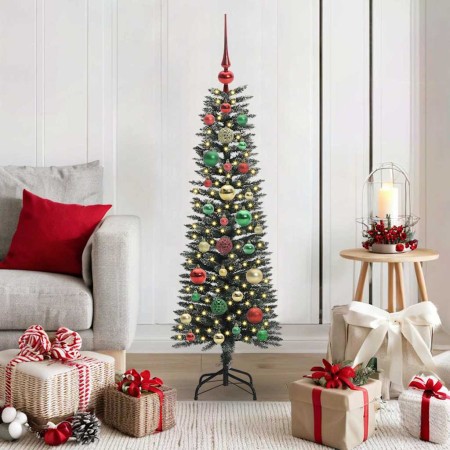 Árbol de Navidad artificial Verde 120 cm PVC, Plástico y Acero en Decoración Festiva y Estacional | Comprar online en Foru.es