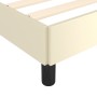 Estructura de cama cuero sintético color crema 90x190 cm de vidaXL, Camas y somieres - Ref: Foro24-347223, Precio: 101,26 €, ...