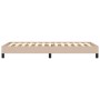 Estructura de cama de cuero sintético capuchino 90x200 cm de vidaXL, Camas y somieres - Ref: Foro24-346885, Precio: 79,93 €, ...