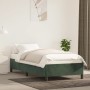 Estructura de cama de terciopelo verde 80x200 cm de vidaXL, Camas y somieres - Ref: Foro24-347291, Precio: 90,42 €, Descuento: %