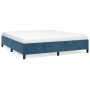 Estructura de cama de terciopelo azul 180x200 cm de vidaXL, Camas y somieres - Ref: Foro24-347340, Precio: 142,53 €, Descuent...