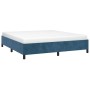 Estructura de cama de terciopelo azul 180x200 cm de vidaXL, Camas y somieres - Ref: Foro24-347340, Precio: 142,53 €, Descuent...