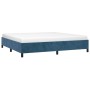 Estructura de cama de terciopelo azul 200x200 cm de vidaXL, Camas y somieres - Ref: Foro24-347346, Precio: 142,20 €, Descuent...